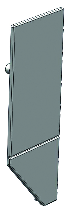 End Cap - Bottom Cladding